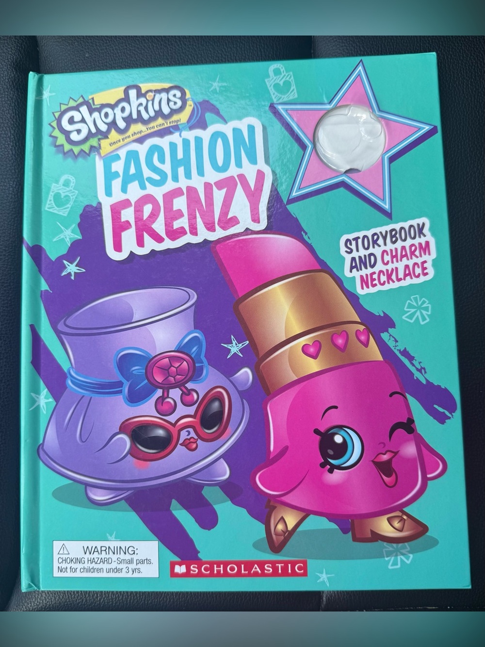 Shopkins Fashion Frenzy Storybook Hardcover – Missing Charm Necklace